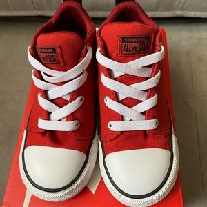 Red, Converse All Star, size 10c, new, boys, girls